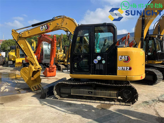 Petite machine japonaise d'occasion CAT Caterpillar 307E Excavator dans le fret à bas prix utilisée Caterpillar CAT 307E Excavator