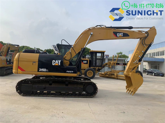 En bon état, utilisée, 15 tonnes, excavatrice à chenilles Cat 315D 315D2 315D2GC