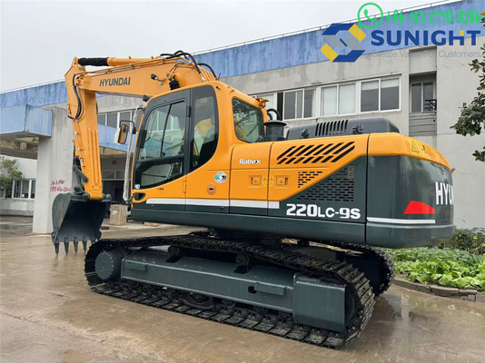 Hyundai Crawler R220LC-9S moteur de pelle utilisée puissante R220LC R220 220 20 tonne