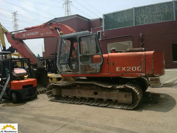 Couleur originale excavatrice de Hitachi utilisée 20 par tonnes avec le moteur EX200-1 d'Isuzu6BD1T