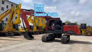 Excavatrice Doosan DX225 d'occasion à vendre