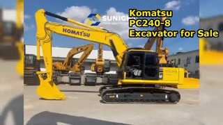 Une excavatrice utilisée KOMATSU PC240-8 à vendre