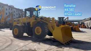Chargeuse sur pneus Komatsu WA380 d'occasion à vendre